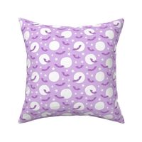 Sweet Halloween Moons pastel purple lavender