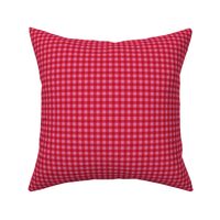 Mini Micro Valentine's Day Gingham, Red and Pink