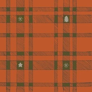 MERRY PLAID red 