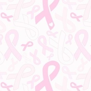 f.ck cancer ribbon - soft pink background 