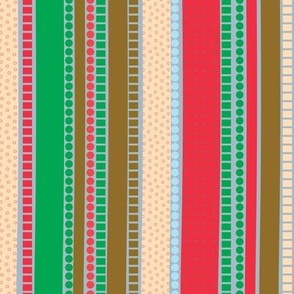 Mod Stripe-Mod Christmas Palette