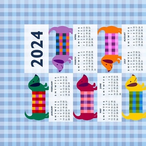 2024 Calendar Sausage Dogs