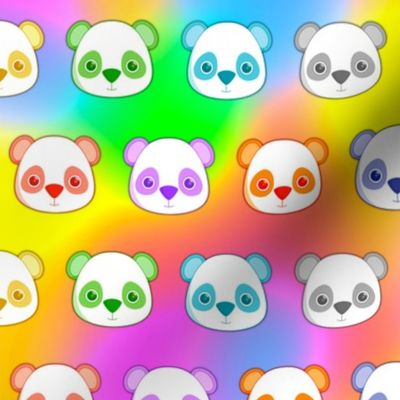 Rainbow Pandas