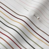 earthy crooked lines on white - lines fabric and wallpaper