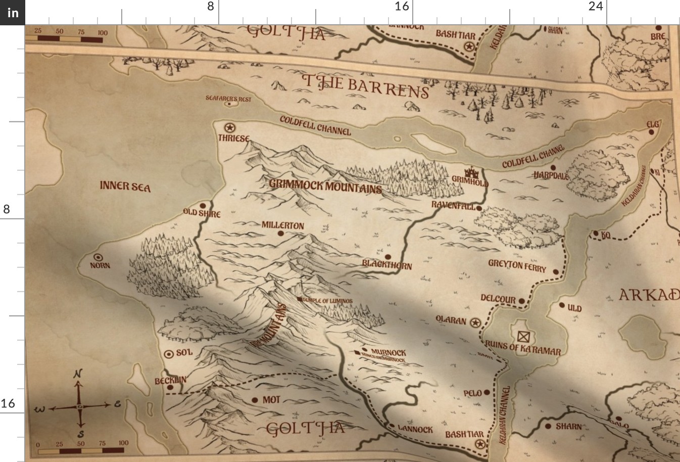 Olaran map 