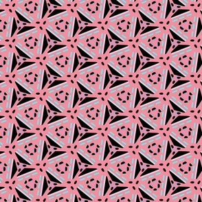 Twisted Triangles (Pink)