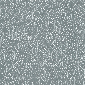 Arctic Sea Grass on medium teal-grey