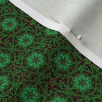 Seamless Hex Markings in Gradation - Emerald Green