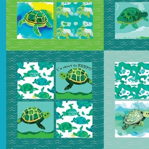 Small Turtle Cocktail Napkins and Coasters
