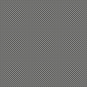 dots white on black - small