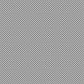 dots black on white background - small