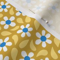 Scandinavian floral yellow