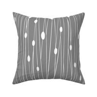 Entangled - Geometric Lines Cool Grey Large Scale
