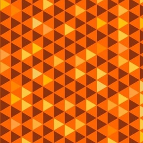 Orange Geometric Triangle 