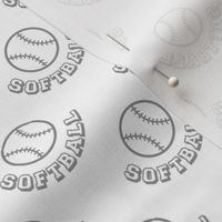 Softball Icon Grey