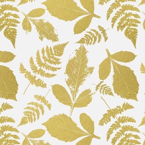 Gold Leaves Pattern