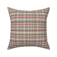 earthy tiny plaid- small earthy gingham - chekered fabric and wallpaper