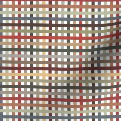 earthy tiny plaid- small earthy gingham - chekered fabric and wallpaper