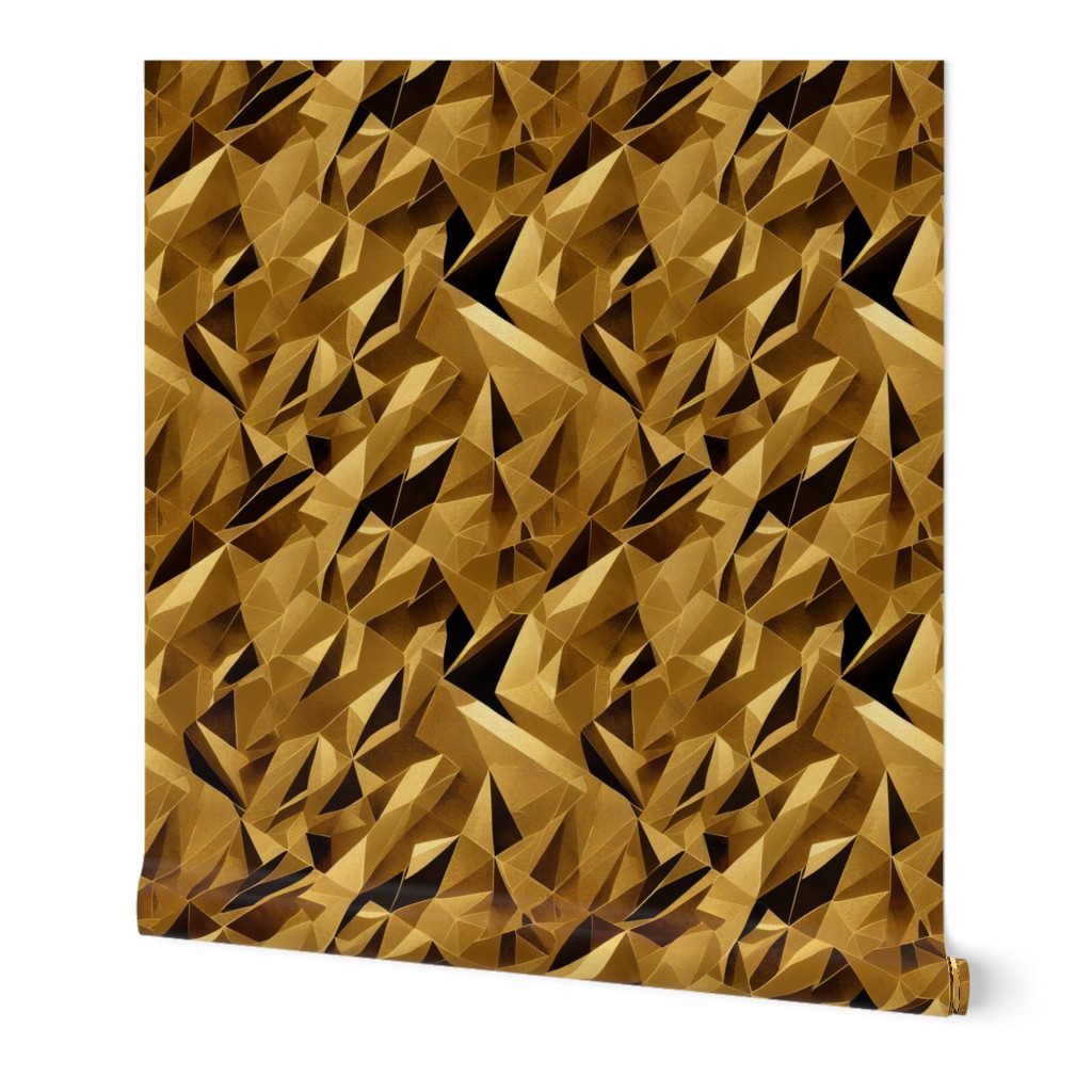 Golden Hour Shards - Large Pattern