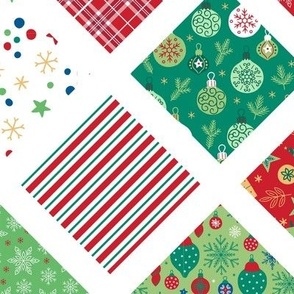 Christmas Delight Multicolor Blocks Extra Large