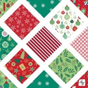 Christmas Delight Multicolor Blocks Large