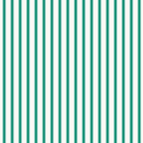 Emerald Green Ticking Stripe