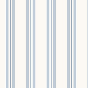Ticking Stripes, Baby Blue, Large Scale