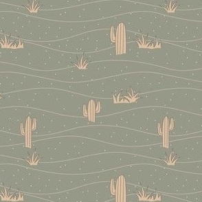 Cactus Hills // Muted Grey-Green Sage // 