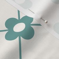 Quatrefoils, Light Teal