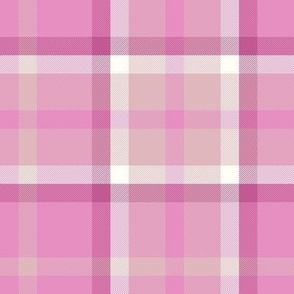 Nine Boxes Plaid in Baby Pink