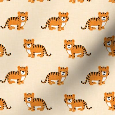 Cute Tigers - cream - LAD22