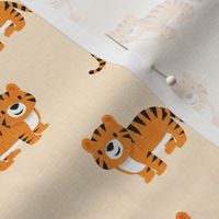 Cute Tigers - cream - LAD22