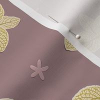 Tri-Leaf Pink _ Beige Papercut Pattern