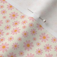 ( small ) daisy, florals, daisies, pink