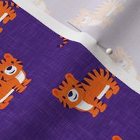 Cute Tigers - orange/ purple - LAD22