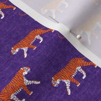 (small scale) Walking Tigers - Purple/Orange - College Football - LAD22