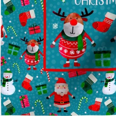 14x18 Panel Have a Holly Jolly Christmas for DIY Garden Flag Small Kitchen Towel or Wall Hanging