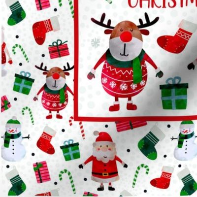 14x18 Panel Have a Holly Jolly Christmas for DIY Garden Flag Small Kitchen Towel or Wall Hanging