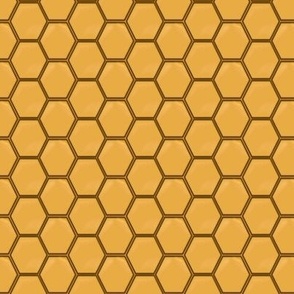 Golden Honeycomb Hexagons