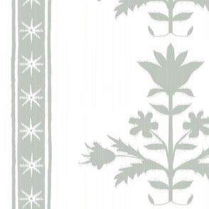 Tulip Indienne Stripe Tranquility on White copy