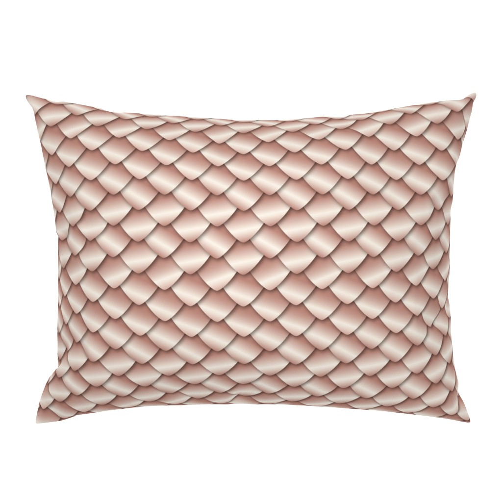 Dragon Scales - Reptile Rose Gold Metallic Effect - medium