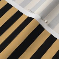 Classic Stripes Black and Honey Yellow