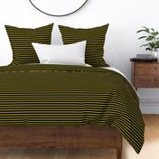 Classic Stripes Black and Khaki Green (1/2 inch stripe) (2025)