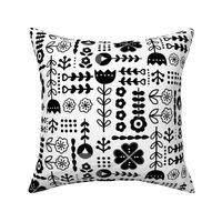 Monochrome Scandi Floral