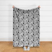 Monochrome Scandi Floral