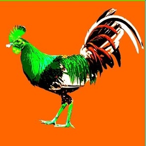 Large Scale Pop Art Rooster