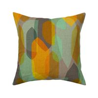 Mid Century Colour Blocks {Mint/Gold} medium