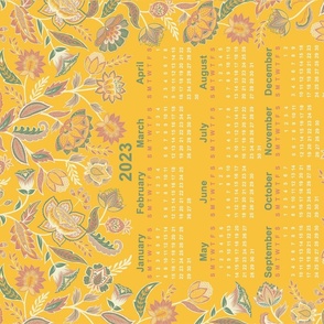 Calendar 2023 Jacobin Yellow