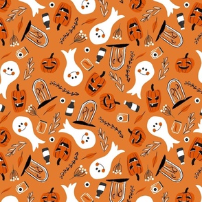 HAppy-halloween-ghosts-orange-maebywild