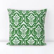 Ikat Damask - Evergreen